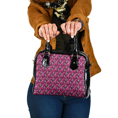 Manly Warringah Sea Eagles Shoulder Handbag Tropical Hibiscus Floral Seamless Rugby Mascot