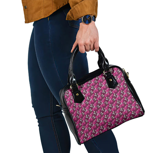 Manly Warringah Sea Eagles Shoulder Handbag Tropical Hibiscus Floral Seamless Rugby Mascot