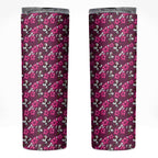 Manly Warringah Sea Eagles Skinny Tumbler Tropical Hibiscus Floral Seamless Rugby Mascot