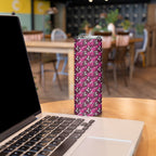 Manly Warringah Sea Eagles Skinny Tumbler Tropical Hibiscus Floral Seamless Rugby Mascot