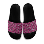 Manly Warringah Sea Eagles Slide Sandals Tropical Hibiscus Floral Seamless Rugby Mascot