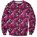 Manly Warringah Sea Eagles Sweatshirt Tropical Hibiscus Floral Seamless Rugby Mascot
