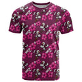 Manly Warringah Sea Eagles T Shirt Tropical Hibiscus Floral Seamless Rugby Mascot
