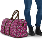 Manly Warringah Sea Eagles Travel Bag Tropical Hibiscus Floral Seamless Rugby Mascot