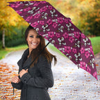 Manly Warringah Sea Eagles Umbrella Tropical Hibiscus Floral Seamless Rugby Mascot