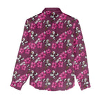 Manly Warringah Sea Eagles Women Casual Shirt Tropical Hibiscus Floral Seamless Rugby Mascot