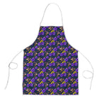 Melbourne Storm Apron Tropical Hibiscus Floral Seamless Rugby Mascot
