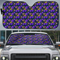 Melbourne Storm Auto Sun Shade Tropical Hibiscus Floral Seamless Rugby Mascot