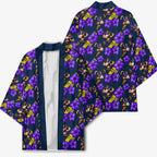 Melbourne Storm Kimono Tropical Hibiscus Floral Seamless Rugby Mascot