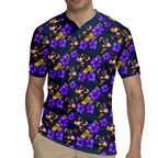 Melbourne Storm Rugby Jersey Tropical Hibiscus Floral Seamless Rugby Mascot