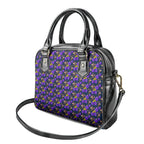 Melbourne Storm Shoulder Handbag Tropical Hibiscus Floral Seamless Rugby Mascot