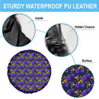 Melbourne Storm Spare Tire Cover Tropical Hibiscus Floral Seamless Rugby Mascot