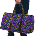 Melbourne Storm Travel Bag Tropical Hibiscus Floral Seamless Rugby Mascot