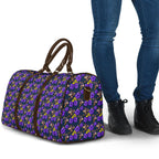 Melbourne Storm Travel Bag Tropical Hibiscus Floral Seamless Rugby Mascot