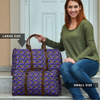 Melbourne Storm Travel Bag Tropical Hibiscus Floral Seamless Rugby Mascot