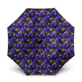 Melbourne Storm Umbrella Tropical Hibiscus Floral Seamless Rugby Mascot