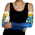 Personalised Australian Oztag Kangaroo Mascot Arm Sleeves Try Tag Triumph Australia Abstract Geometric