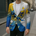 Personalised Australian Oztag Kangaroo Mascot Blazer Try Tag Triumph Australia Abstract Geometric