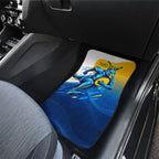Personalised Australian Oztag Kangaroo Mascot Car Mats Try Tag Triumph Australia Abstract Geometric