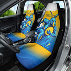 Personalised Australian Oztag Kangaroo Mascot Car Seat Cover Try Tag Triumph Australia Abstract Geometric