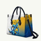 Personalised Australian Oztag Kangaroo Mascot Leather Bag Try Tag Triumph Australia Abstract Geometric