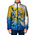 Personalised Australian Oztag Kangaroo Mascot Padded Jacket Try Tag Triumph Australia Abstract Geometric
