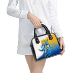 Personalised Australian Oztag Kangaroo Mascot Shoulder Handbag Try Tag Triumph Australia Abstract Geometric