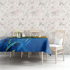 Personalised Australian Oztag Kangaroo Mascot Tablecloth Try Tag Triumph Australia Abstract Geometric