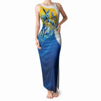 Personalised Australian Oztag Kangaroo Mascot Tank Maxi Dress Try Tag Triumph Australia Abstract Geometric