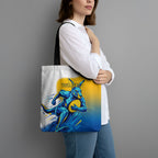 Personalised Australian Oztag Kangaroo Mascot Tote Bag Try Tag Triumph Australia Abstract Geometric