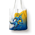Personalised Australian Oztag Kangaroo Mascot Tote Bag Try Tag Triumph Australia Abstract Geometric
