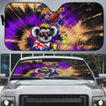 Personalised Australian Oztag Koala Mascot Auto Sun Shade Cool Koala Sunglasses Tie Dye Paint Splatter