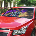 Personalised Australian Oztag Koala Mascot Auto Sun Shade Cool Koala Sunglasses Tie Dye Paint Splatter