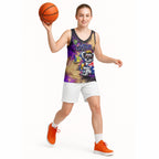 Personalised Australian Oztag Koala Mascot Basketball Jersey Cool Koala Sunglasses Tie Dye Paint Splatter