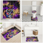 Personalised Australian Oztag Koala Mascot Bathroom Set Cool Koala Sunglasses Tie Dye Paint Splatter