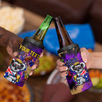 Personalised Australian Oztag Koala Mascot 4 in 1 Can Cooler Tumbler Cool Koala Sunglasses Tie Dye Paint Splatter