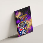 Personalised Australian Oztag Koala Mascot Canvas Wall Art Cool Koala Sunglasses Tie Dye Paint Splatter