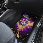 Personalised Australian Oztag Koala Mascot Car Mats Cool Koala Sunglasses Tie Dye Paint Splatter