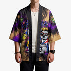 Personalised Australian Oztag Koala Mascot Kimono Cool Koala Sunglasses Tie Dye Paint Splatter