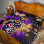 Personalised Australian Oztag Koala Mascot Quilt Cool Koala Sunglasses Tie Dye Paint Splatter