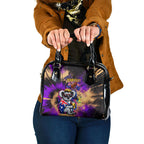 Personalised Australian Oztag Koala Mascot Shoulder Handbag Cool Koala Sunglasses Tie Dye Paint Splatter