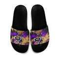 Personalised Australian Oztag Koala Mascot Slide Sandals Cool Koala Sunglasses Tie Dye Paint Splatter