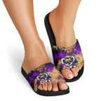 Personalised Australian Oztag Koala Mascot Slide Sandals Cool Koala Sunglasses Tie Dye Paint Splatter