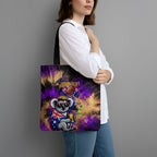 Personalised Australian Oztag Koala Mascot Tote Bag Cool Koala Sunglasses Tie Dye Paint Splatter