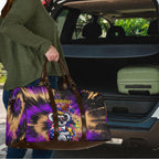 Personalised Australian Oztag Koala Mascot Travel Bag Cool Koala Sunglasses Tie Dye Paint Splatter