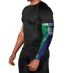 Personalized New Zealand Warriors Arm Sleeves Dynamic Lightning Mascot Rugby Australia