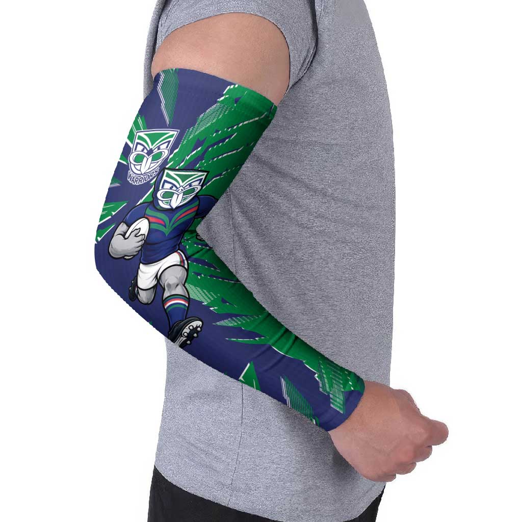 Personalized New Zealand Warriors Arm Sleeves Dynamic Lightning Mascot Rugby Australia
