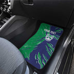 Personalized New Zealand Warriors Car Mats Dynamic Lightning Mascot Rugby Australia