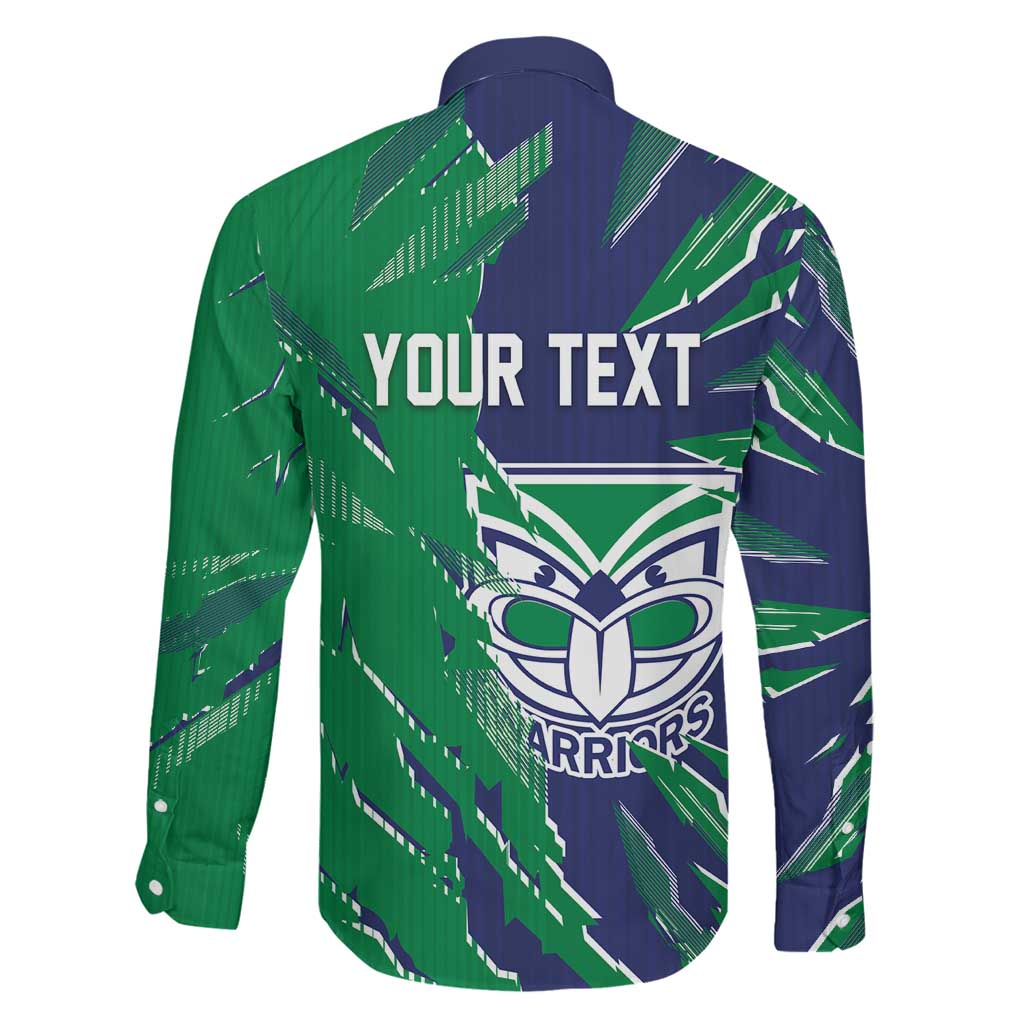 Personalized New Zealand Warriors Family Matching Mermaid Dress and Hawaiian Shirt Dynamic Lightning Mascot Rugby Australia