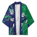 Personalized New Zealand Warriors Kimono Dynamic Lightning Mascot Rugby Australia